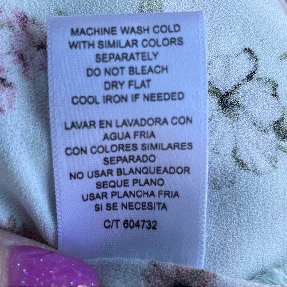 •Gabby Skye• Floral Sleeveless A-Line Dress - Size 12 - Picture 9 of 10